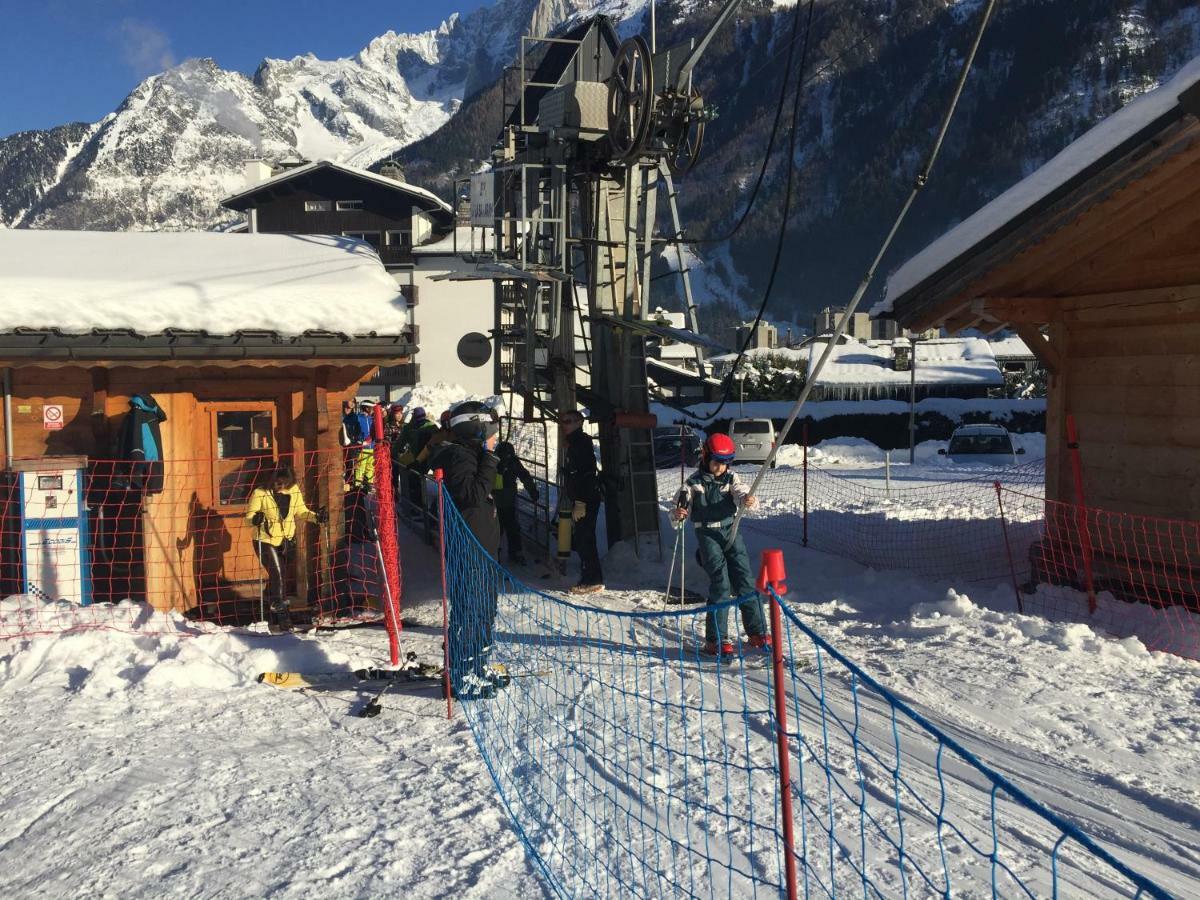 Front Ski Slope Chamonix Apartment Exterior foto